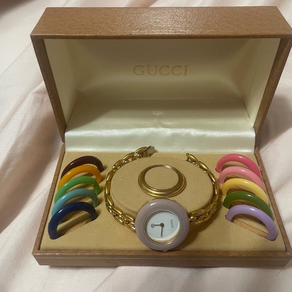 Gucci Accessories - Gucci Interchangeable Bezel Watch Set